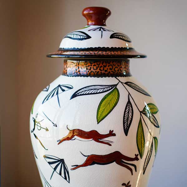 Lidgetton Crafters Guild Hand-Painted Vases - Image 6