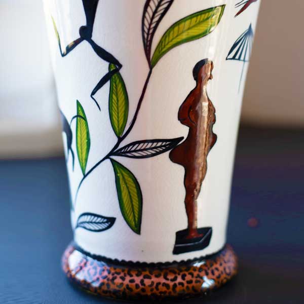 Lidgetton Crafters Guild Hand-Painted Vases - Image 4